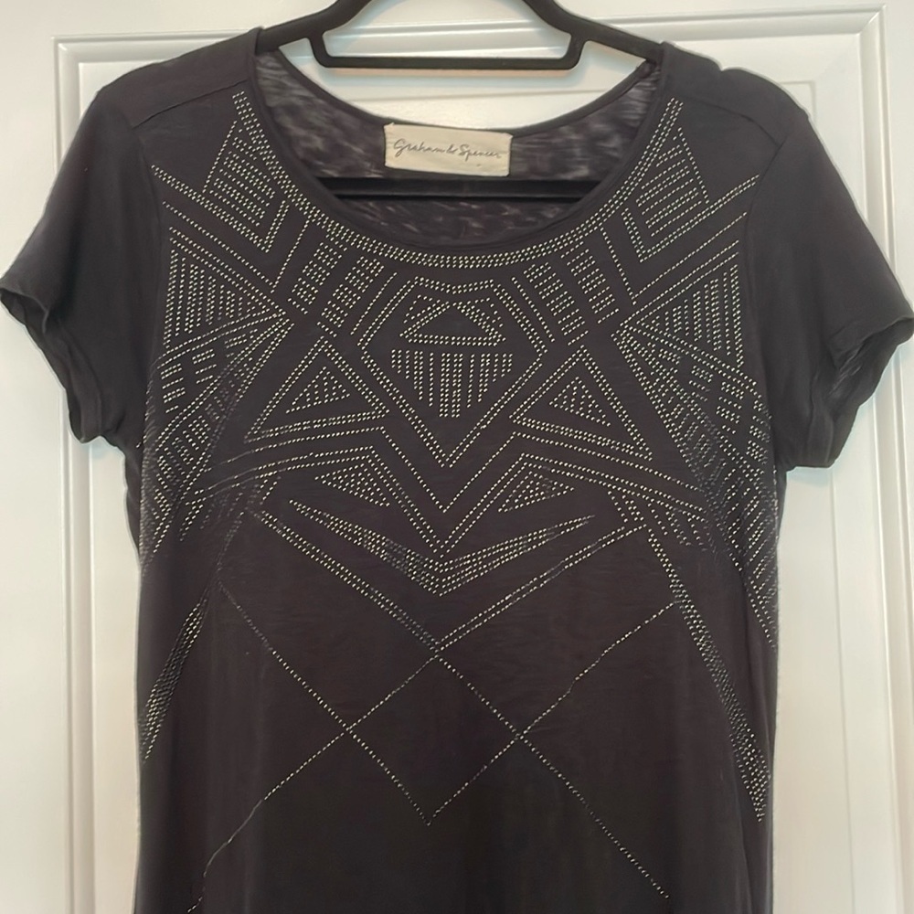 Graham & Spencer Studded T-shirt Dress